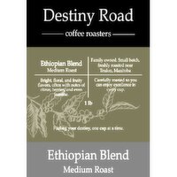 Desitny Road - Ethiopian Medium Roast Coffee Beans, 454 Gram