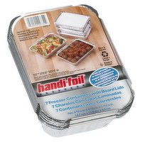 handi foil - Freezer Container with Board Lids