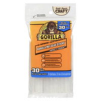 Gorilla - Hot Glue Sticks All Temperature.  Mini Size, 30 Each