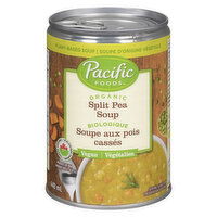 Pacific Foods - Organic Split Pea soup, 440 Millilitre