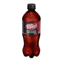 Dr. Pepper - Zero Sugar Soda 591mL Bottle, 1 Each