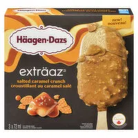 Haagen Dazs - Extraaz Salted Caramel Crunch Ice Cream Bars, 3 Each