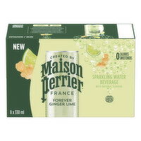 Maison Perrier - Sparkling Water Beverage, Forever Ginger Lime, 8 Each