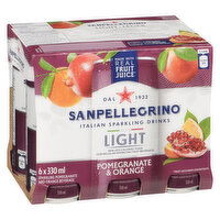 San Pellegrino - Light Pomegranate Orange, 6 Each