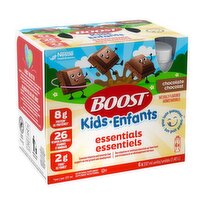 Boost - Kids Essential Chocolate, Growth & Development Protein, 237 mL, 6 Each
