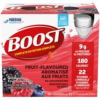 Boost - Nutrition Fruit Flavoured Beverage - Wildberry, 237 Millilitre