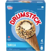 Nestle - Drumstick Vanilla Cones, 140 Millilitre