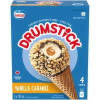 Nestle - Drumstick Vanilla Caramel Cones, 140 Millilitre