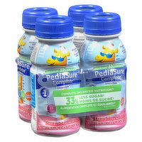 PediaSure - Complete Strawberry Shake, 4 Each