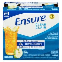 Ensure - Clear Nutritional Supplement, Apple, 6 Each