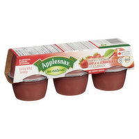 Applesnax - Apple-Strawberry Sauce Cups No Sugar