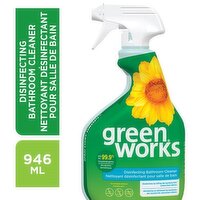 Green Works - Disinfecting Bathroom Cleaner, 946 Millilitre