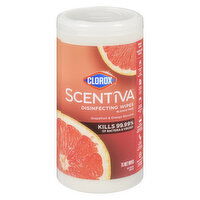 Clorox - Scentiva Disinfecting Wipes - Grapefruit & Orange Bloom, 75 Each