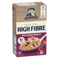 Quaker - High Fibre Wild Berry Medley Instant Oatmeal, 300 Gram