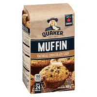 QUAKER - Muffin Mix, Oatmeal Chocolate Chip, 900 Gram