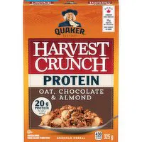 QUAKER - Oat ,Chocolate & Almond Granola Cereal, 352 Gram