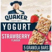 QUAKER - Yogurt Granola Bars - Strawberry, 5 Each