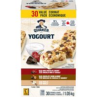 QUAKER - Yogurt Granola Bars, Variety Pack, 30 Each