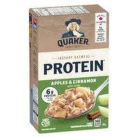 Quaker - High Protein Apple & Cinnamon Instant Oatmeal.