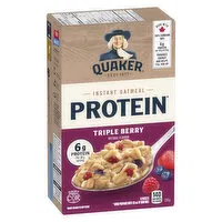 Quaker - High Protein Triple Berry Instant Oatmeal., 228 Gram