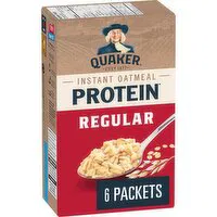 QUAKER - Protein Instant Oatmeal,  Regular, 168 Gram