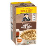 Quaker - Maple & Brown Sugar Oatmeal, 860 Gram