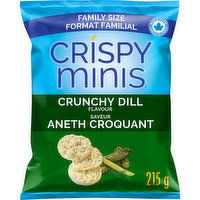 QUAKER - Crispy MInis Crunchy Dill, Family Size, 215 Gram