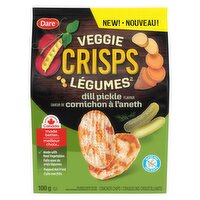 Dare - Veggie Crisps Dill Pickle, 100 Gram