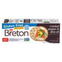 Breton - GF Olive Oil and Cracked Pepper, 135 Gram