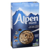 Alpen - Muesli Cereal, No Sugar Added, 600 Gram
