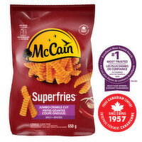 McCain - McCain Superfries Crinkle Cut Spicy, 650 Gram