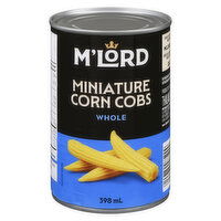 M'LORD - Miniature Corn Cobs Whole, 398 Millilitre