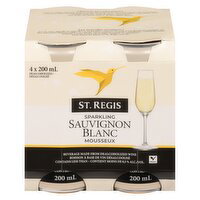 St Regis - St Sauvagun Blanc Non-Alcohol, 4 Each