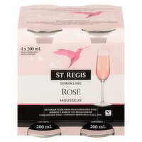 St Regis - Sparkling Rose, 4 Each