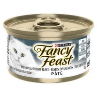 Purina - Fancy Feast Salmon & Shrimp Feast Wet Cat Food, 85 Gram