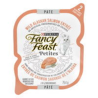 Fancy Feast Petites - P Wild Alaskan Salmon Entr Wet Cat Food 79.4 g, 79.4 Gram