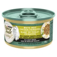 Purina - Fancy Feast Medleys White Meat Chicken Primavera in a Silky Broth, Wet Cat Food