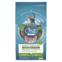 Purina ONE +Plus - Indoor Advantage Turkey, Dry Cat Food 1.8 kg, 1.8 Kilogram