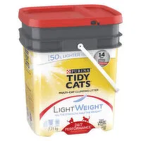 Tidy Cats - LightWeight 24/7 Performance Multi-Cat, Clumping Cat Litter 7.71 kg