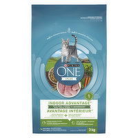 Purina ONE +Plus - Indoor Advantage Turkey, Dry Cat Food 3 kg, 3 Kilogram