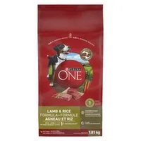 Purina - One Lamb & Rice Formula, Dry Dog Food, 1.81 Kilogram