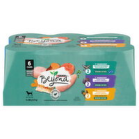 PURINA - Beyond Grain Free Ground Entre Variety Pack Alaskan Cod, Salmon, Chicken & Turkey, Wet Dog Food, 6 Each