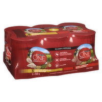 Purina - Purina ONE Classic Ground Variety Pack Chicken & Beef, Wet Dog Food 6 x 368 g, 6 Each