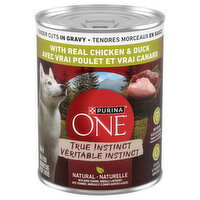 PURINA - ONE True Instinct Tender Cuts In Gravy With Real Chicken & Duck Wet Dog Food, 368 Gram