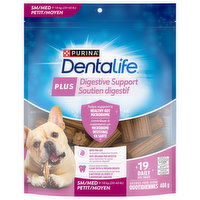 Purina - DentaLife Plus Digestive Support, Sm/Med 20-40lbs,  Dog Treats, 408 Gram