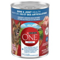 PURINA - ONE+Plus Tender Cuts In Gravy Bone & Joint Health Chicken & Brown Rice Entre Dog Food, 368 Gram