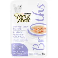 Purina - Fancy Feast Broths Crmy Salmon W Fish, 40 Gram