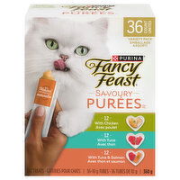Purina - Fancy Feast Savoury Puree, 36 Pack Variety, 360 Gram