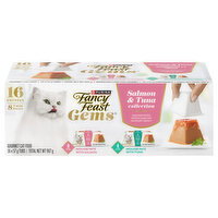 PURINA - Fancy Feast Gems Salmon & Tuna Collection, 16 Pack, 8 Each