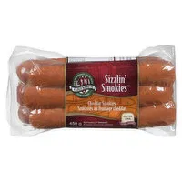 Grimms - Sizzlin' Smokies Cheddar, 6 Each